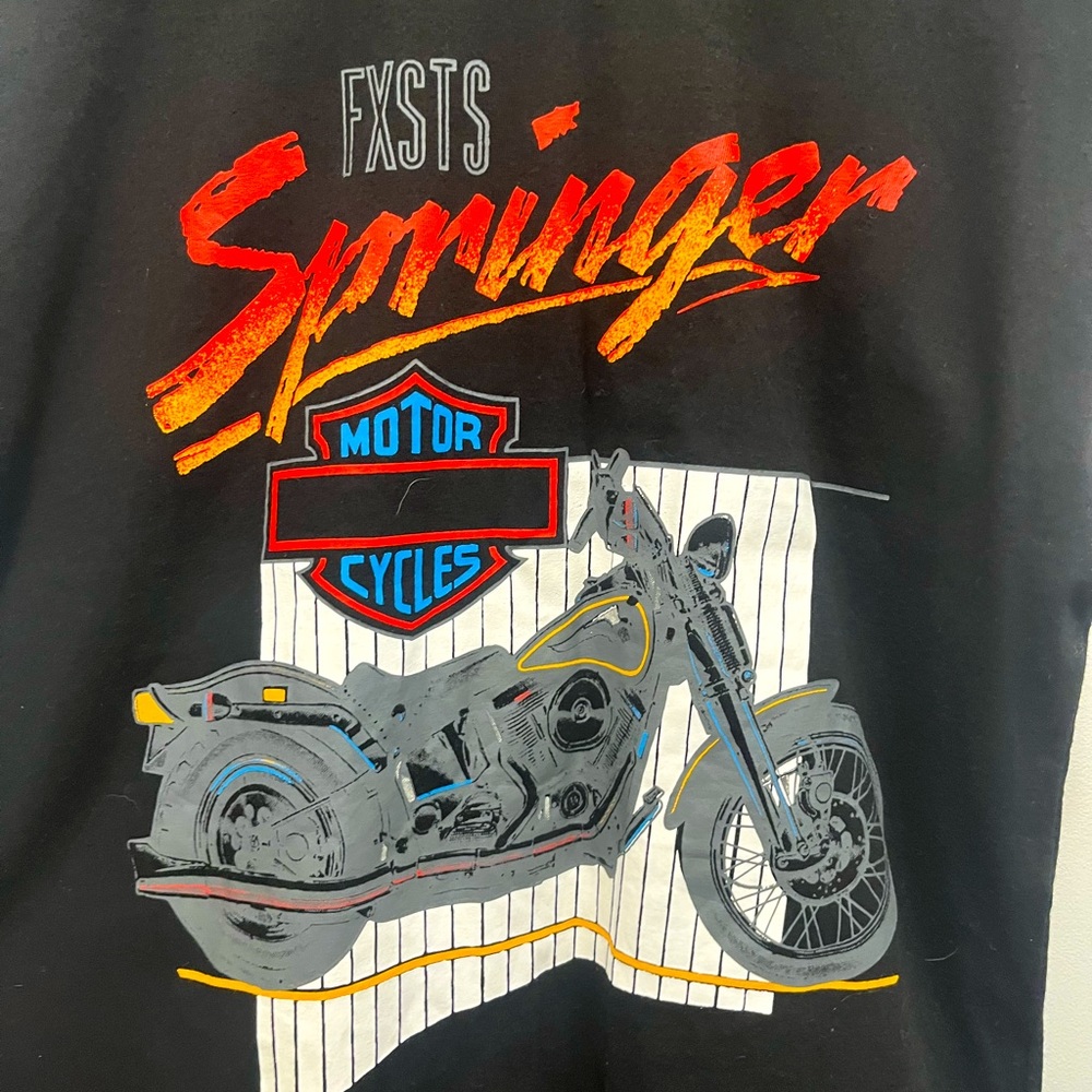 Vintage Harley Davidson Springer muscle top